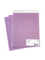 PinkFresh Studios Essentials Glitter Cardstock: Candy Violet