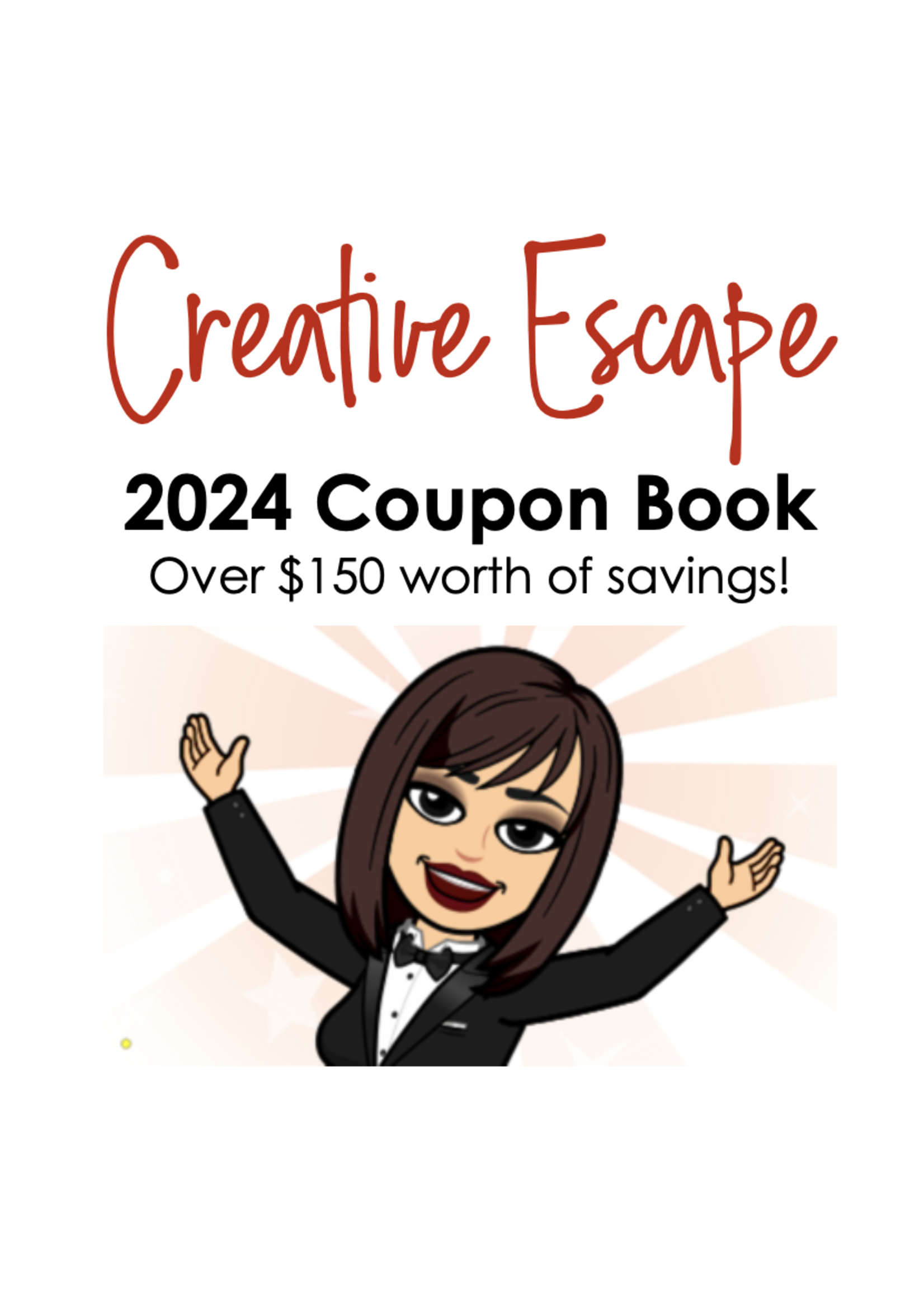 2024 Coupon Book Creative Escape
