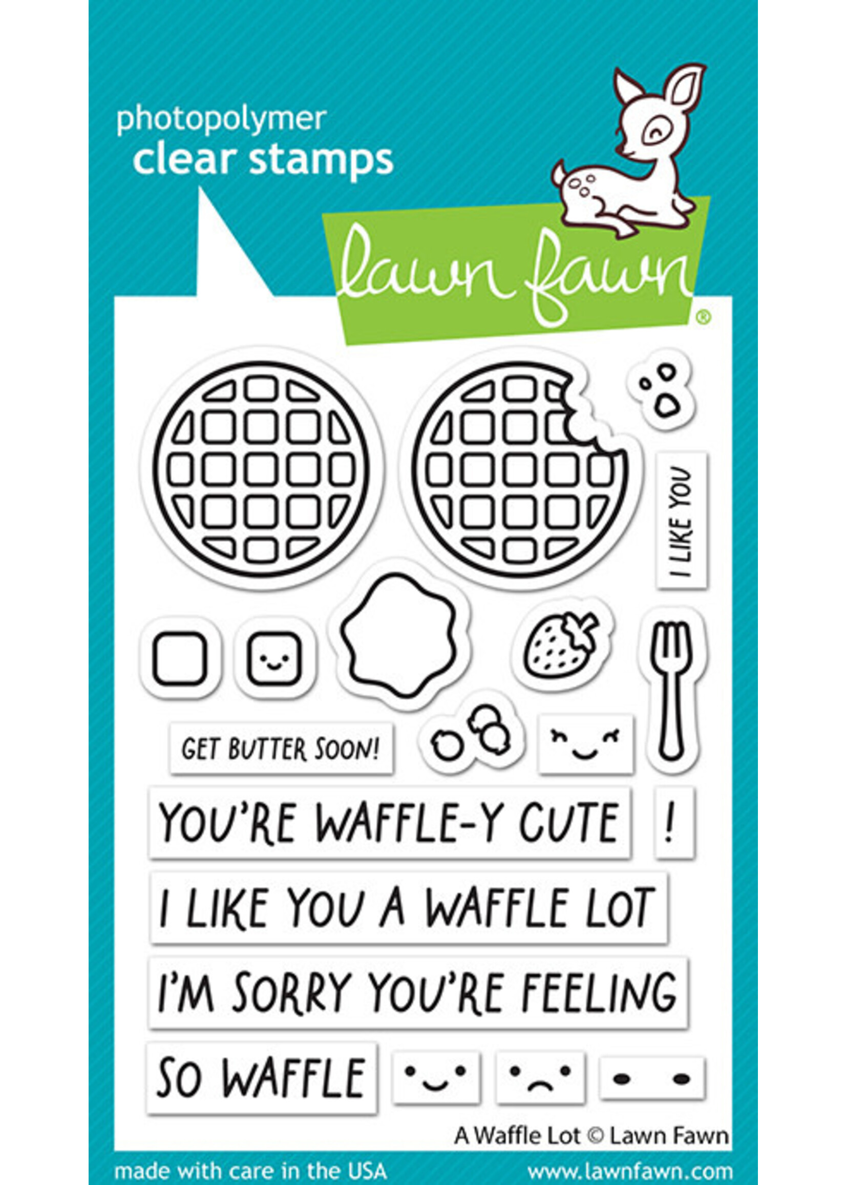 Lawn Fawn a waffle lot stamp