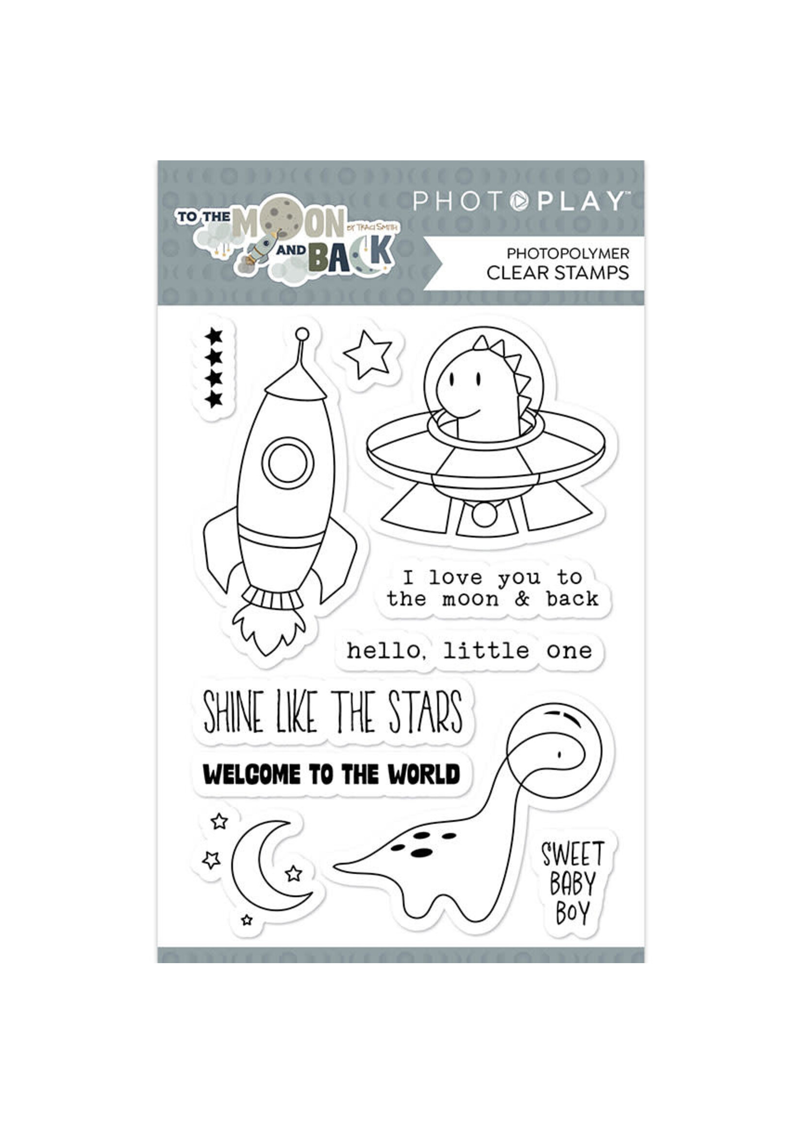 Photoplay To the Moon and Back: Stamps