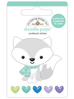 DOODLEBUG snow much fun: frosty fox doodle-pops