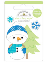 DOODLEBUG snow much fun: snow cute doodle-pops