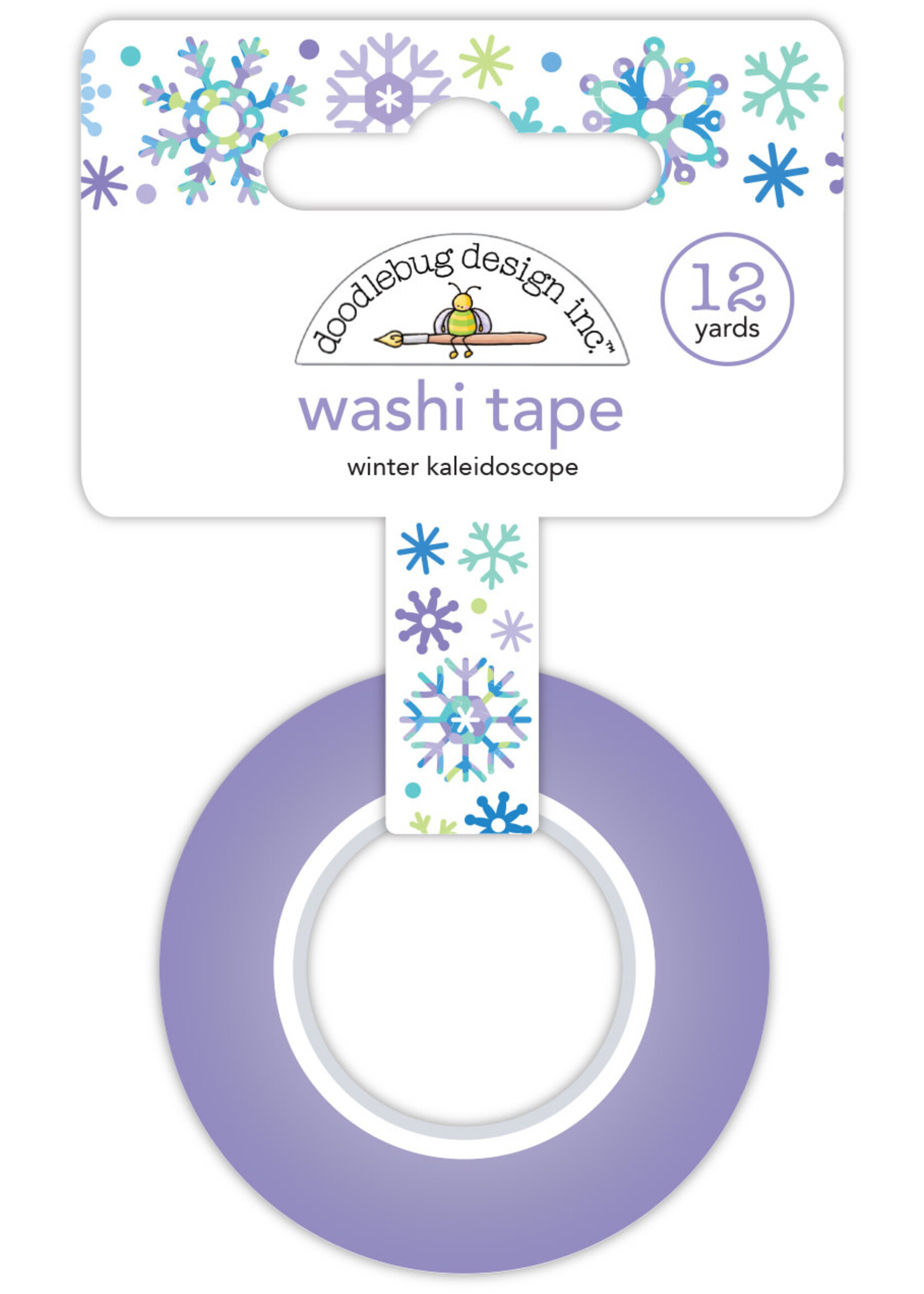 DOODLEBUG snow much fun: winter kaleidoscope washi tape