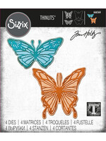 Sizzix Tim Holtz Thinlet Dies: Vault Scribbly Butterfly