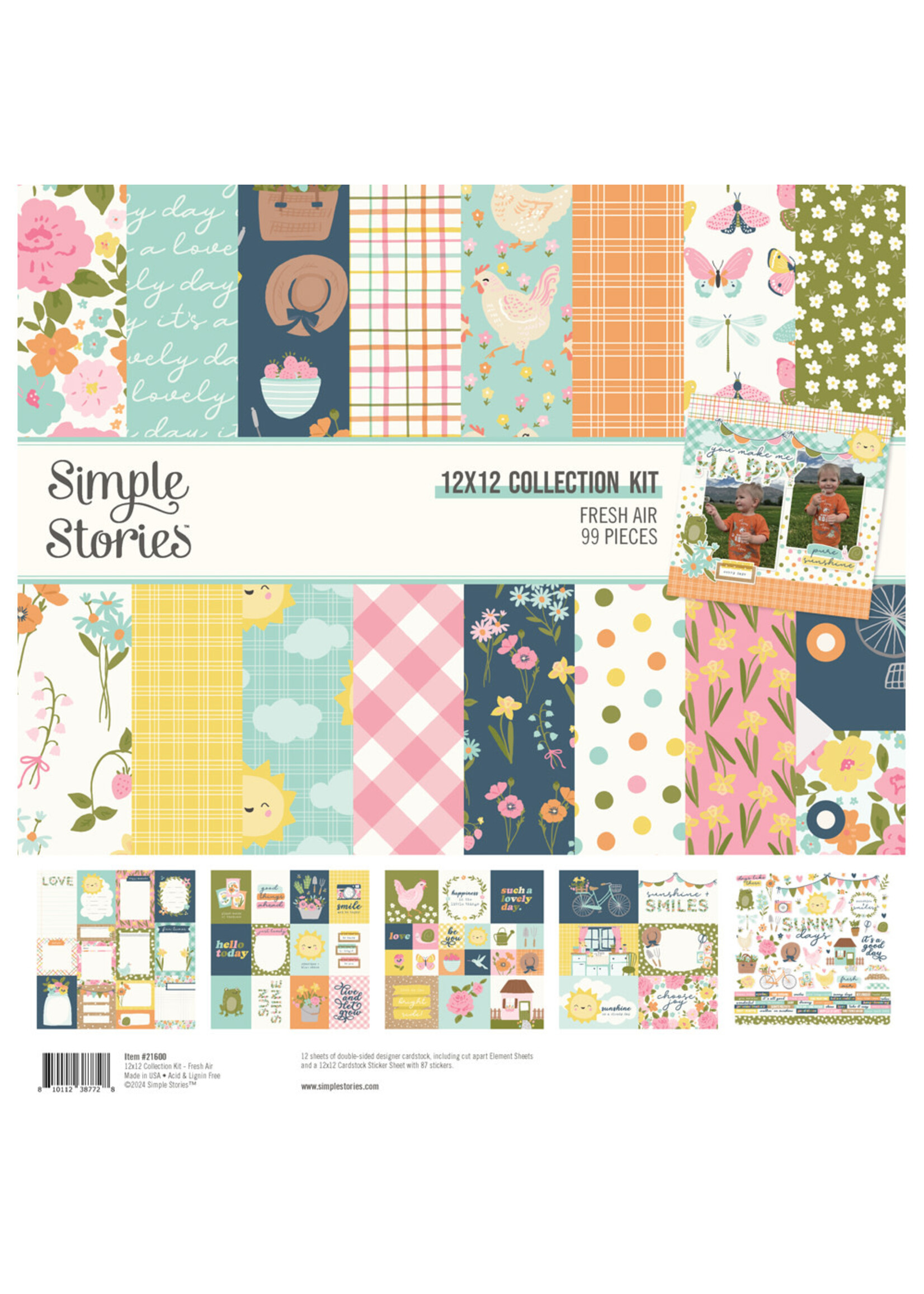 Simple Stories Fresh Air- Collection Kit