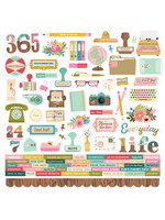 Simple Stories Noteworthy - Cardstock Stickers