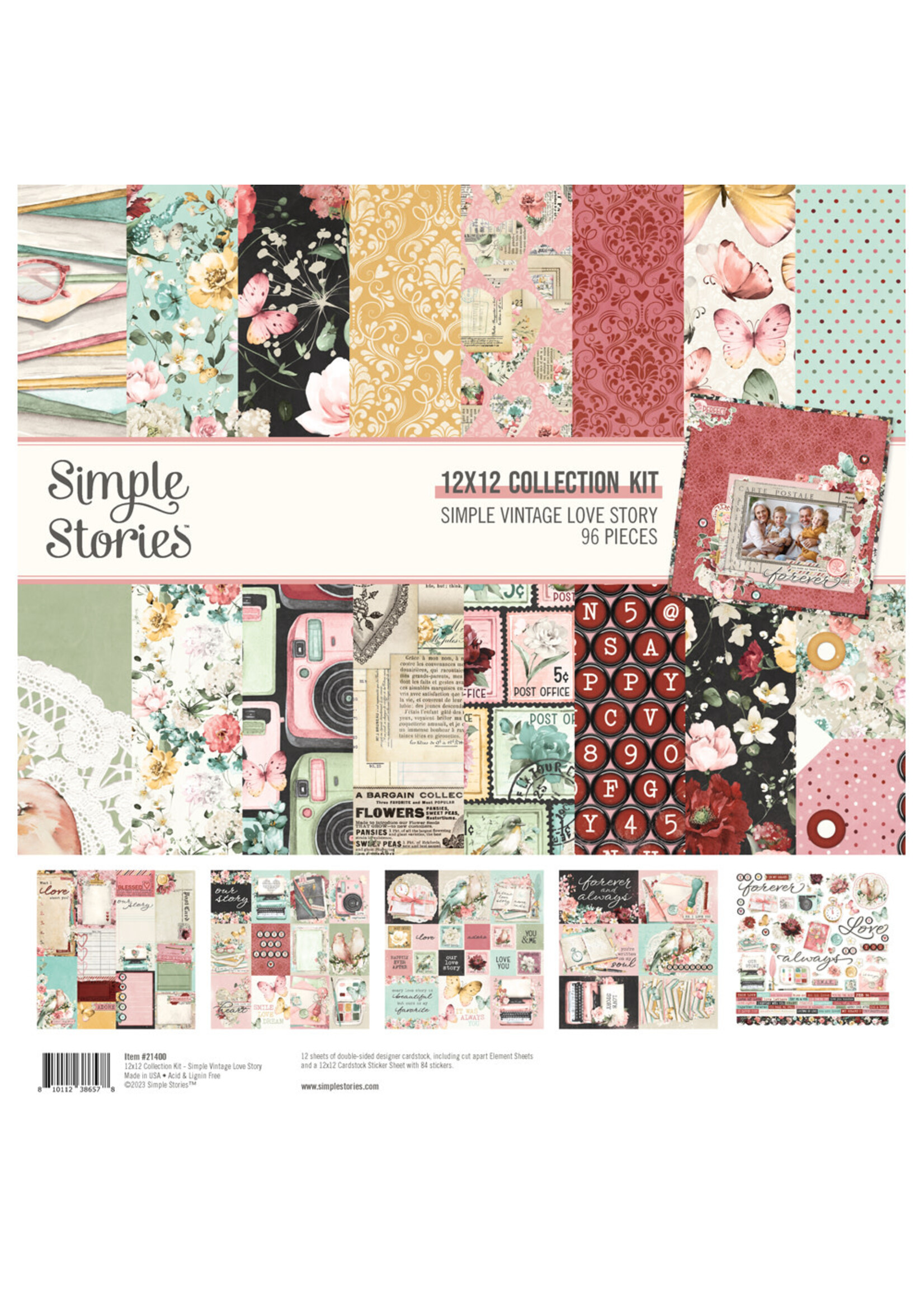 Simple Stories Simple Vintage Love Story - Collection Kit