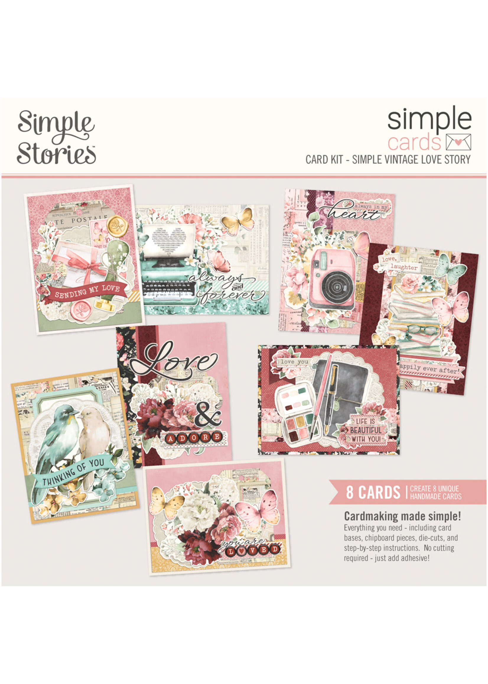 Simple Stories Simple Vintage Love Story - Simple Cards Card Kit