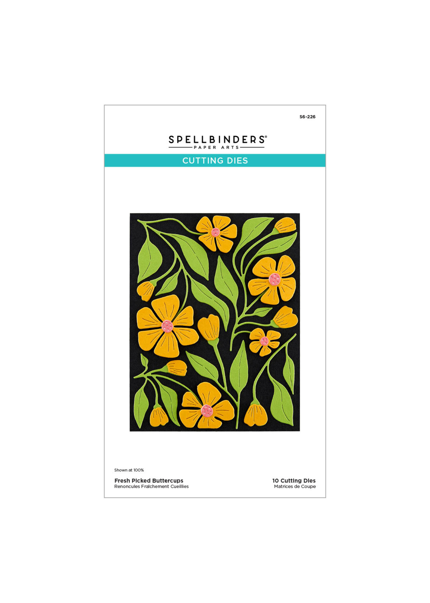 spellbinders Fresh Picked Buttercups Dies from the Fresh Picked Collection