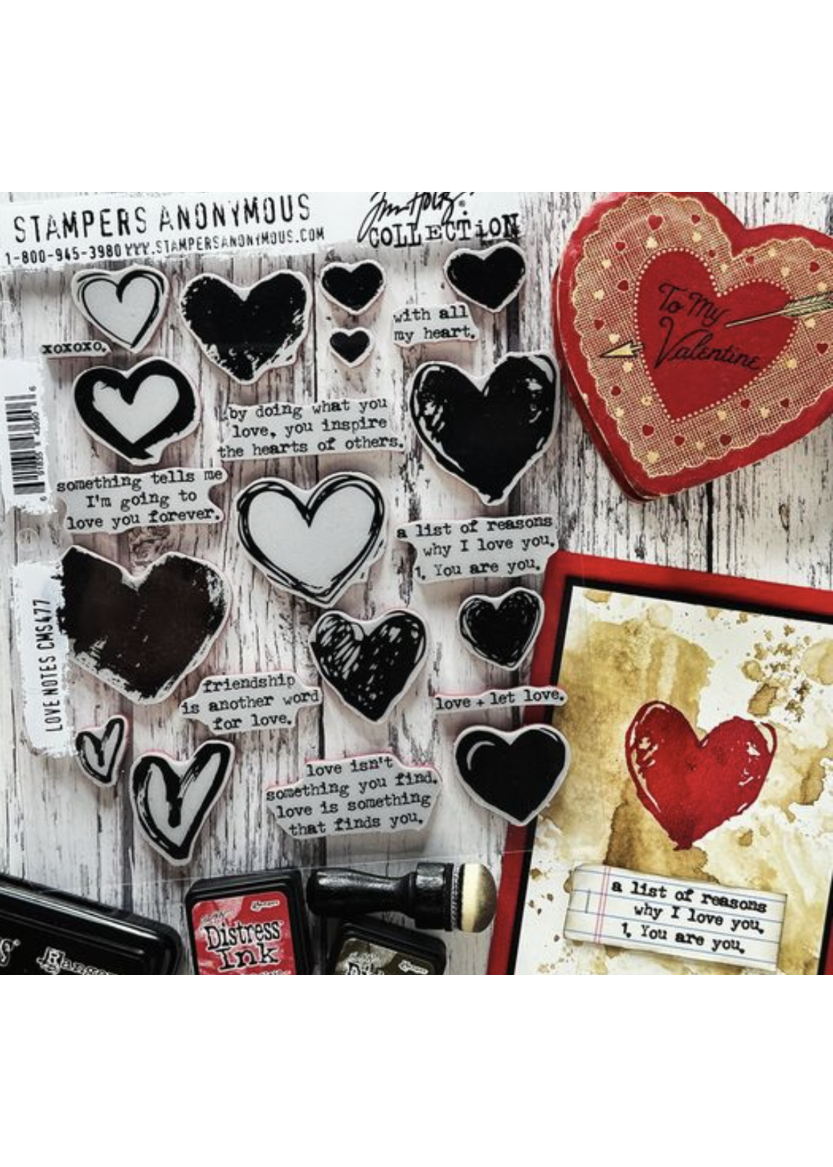 Tim Holtz Tim Holtz Love Notes Stamp