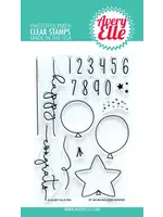 avery elle Balloon Wishes Stamp