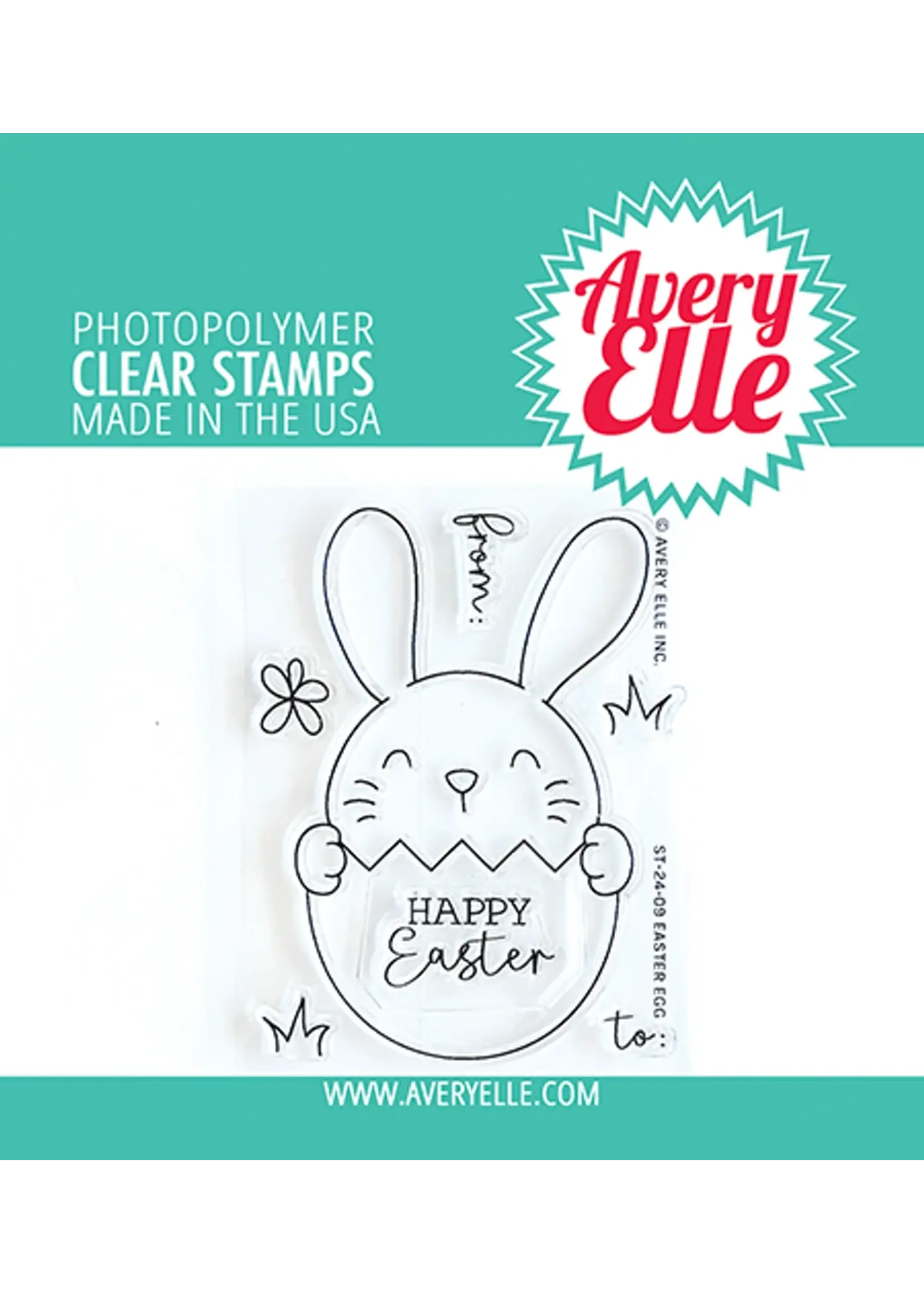 avery elle Easter Egg Stamp