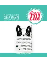 avery elle Pop Up Frenchie Stamp