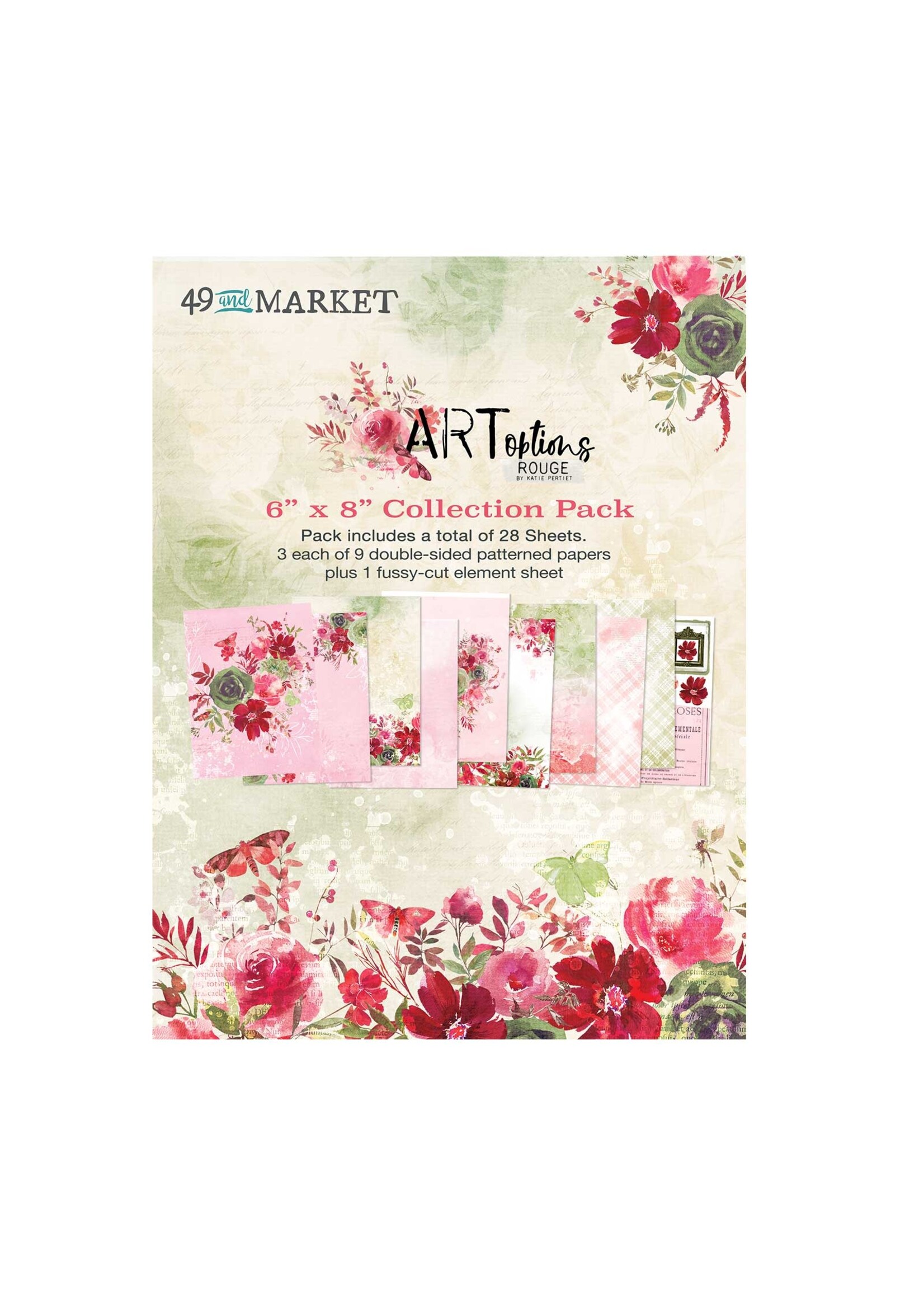 49 and Market Art Rouge Collection: 6x8 pack