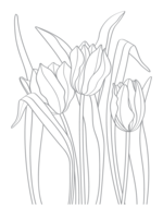 LDRS Tulips Impress-ion Letterpress Press Plate Die