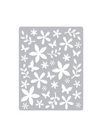 HERO ARTS Flower Pattern Cover Plate