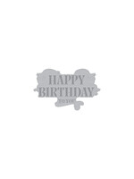 HERO ARTS Happy Birthday Letterpress & Foil Plate