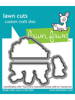 Lawn Fawn hay there, hayrides! bunny add-on lawn cuts die