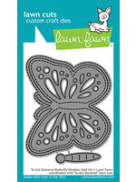 Lawn Fawn ta-da! diorama! butterfly window add-on die