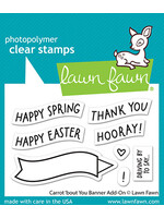 Lawn Fawn carrot 'bout you banner add-on stamp & die bundle