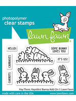 Lawn Fawn hay there, hayrides! bunny add-on stamp & die bundle