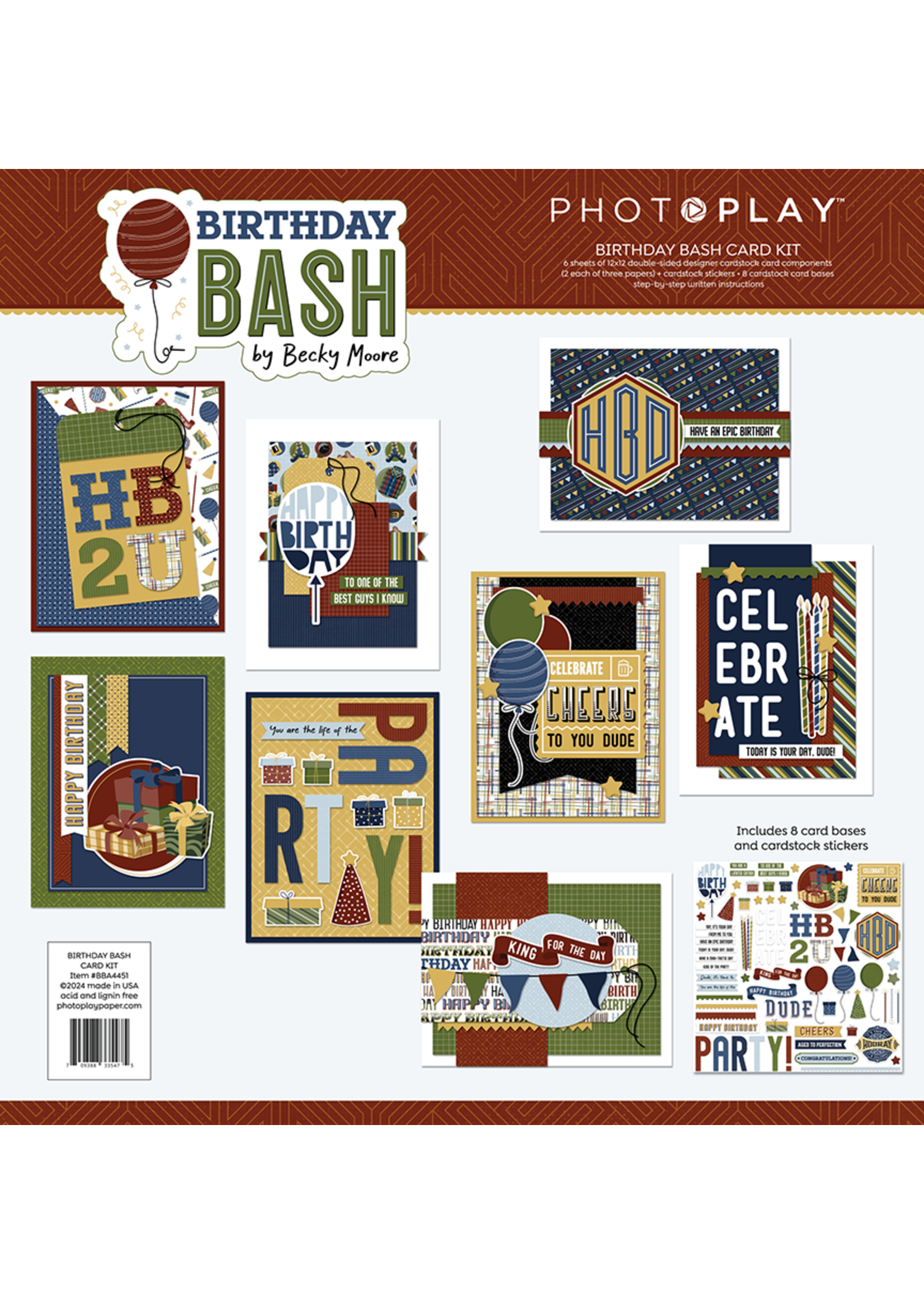 Photoplay Birthday Bash Card Kit
