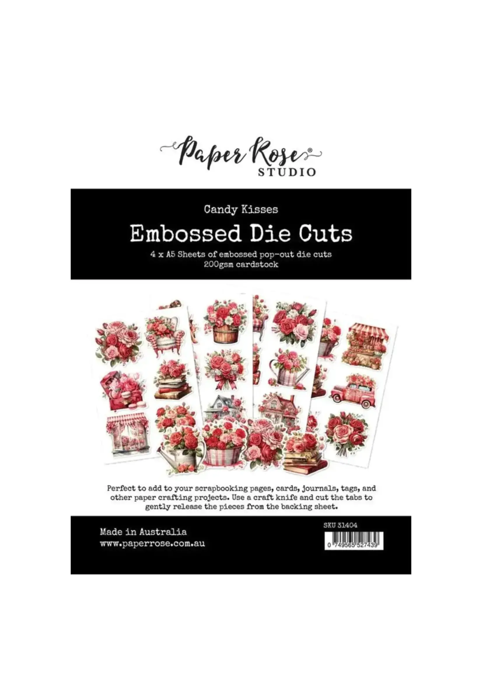 Paper Rose Paper Rose - Candy Kisses Embossed Die Cuts