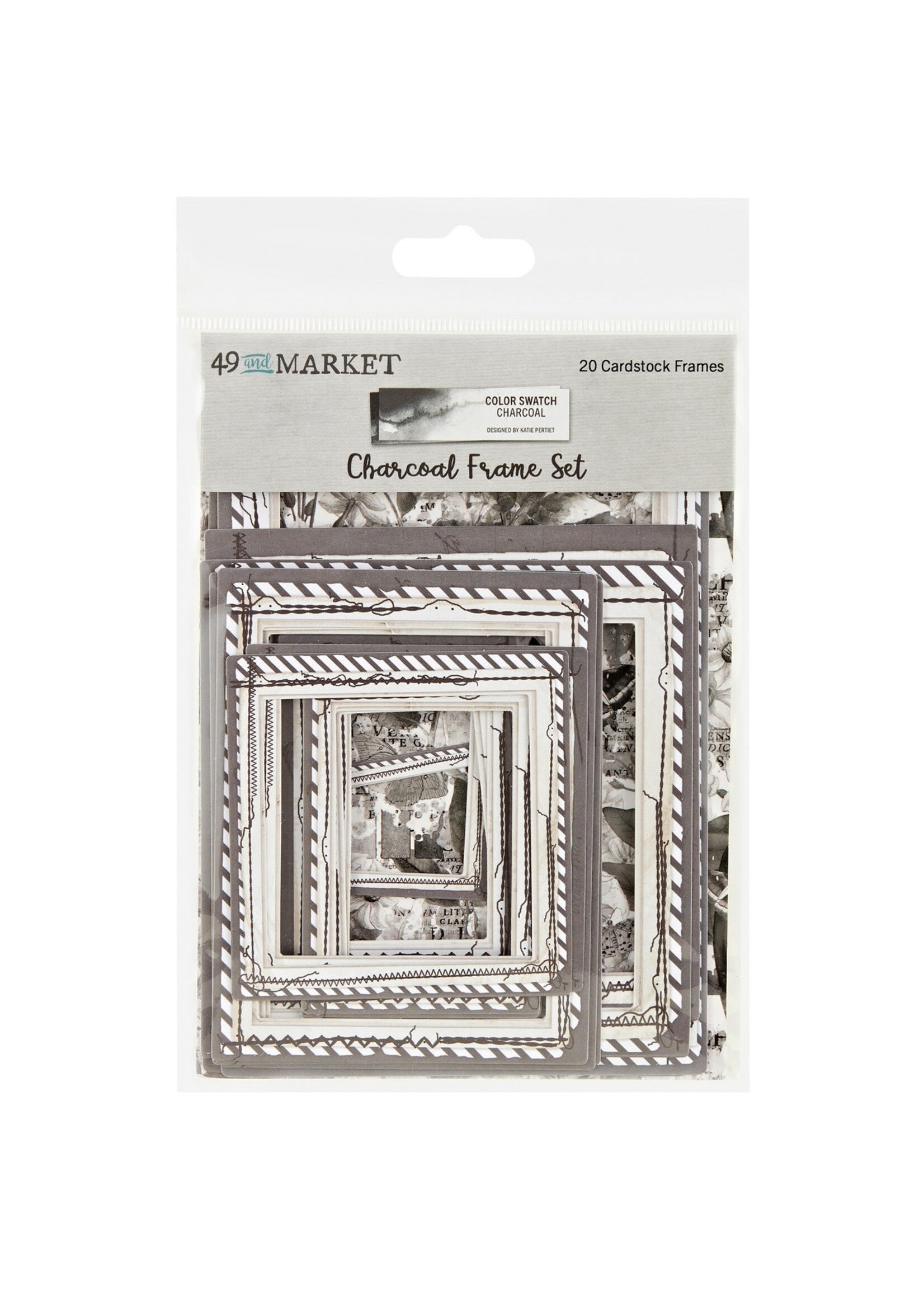49 and Market Color Swatch: Charcoal Frame Set