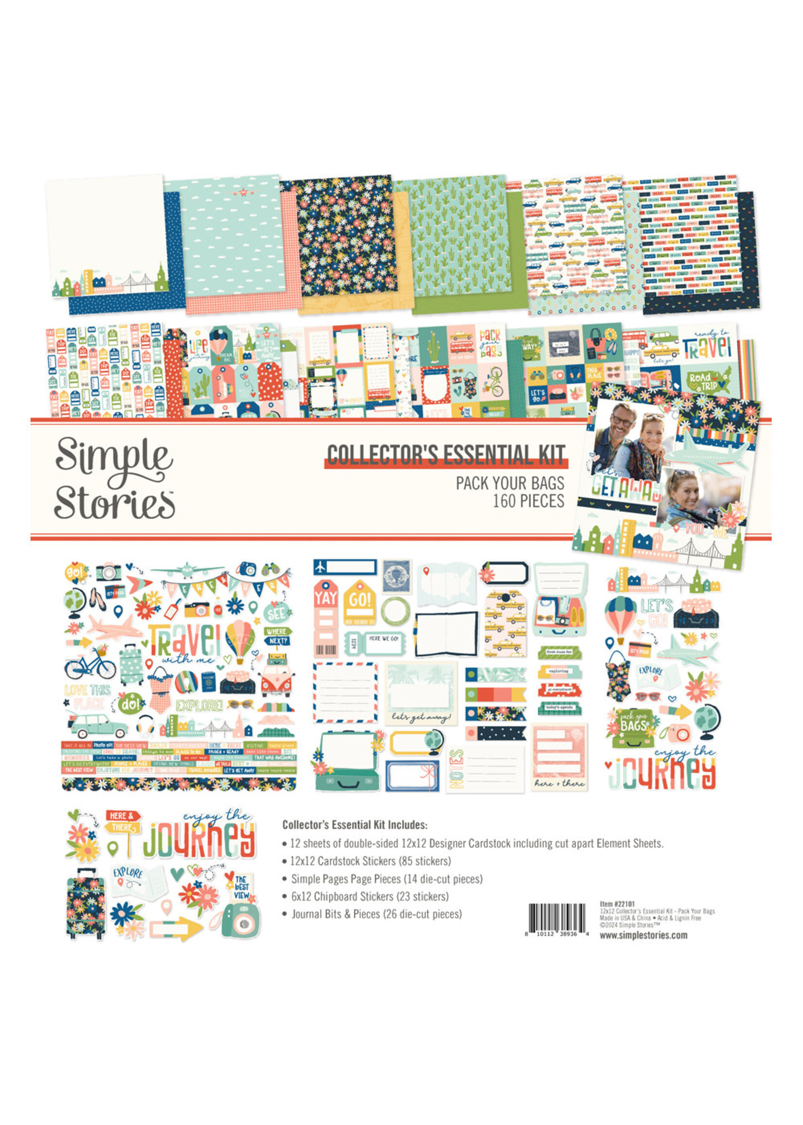 Simple Stories Pack Your Bags - Collector's Essential Kit