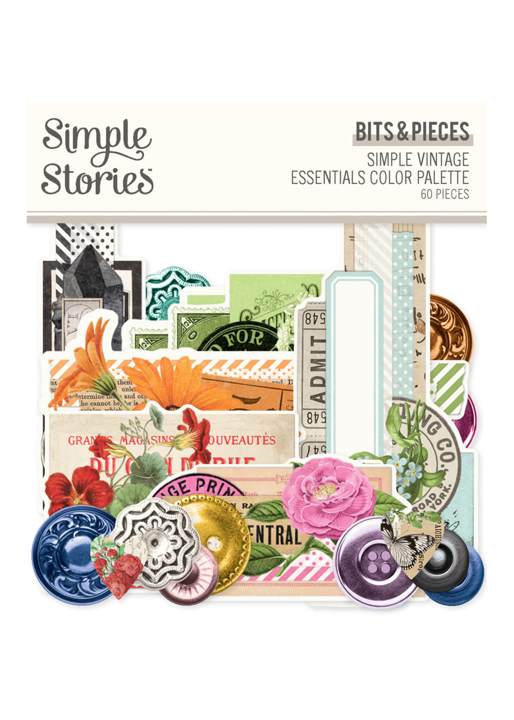 Simple Stories Simple Vintage Essentials Color Palette - Bits & Pieces
