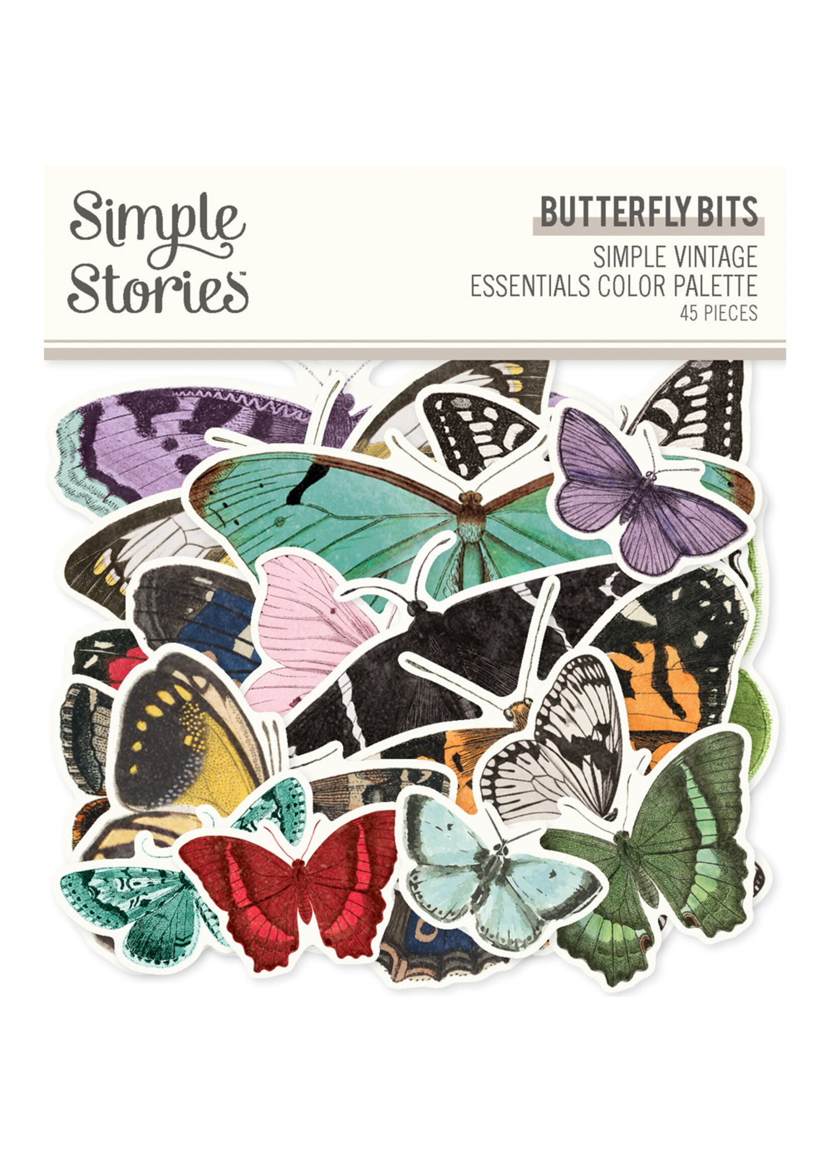 Simple Stories Simple Vintage Essentials Color Palette - Butterfly Bits & Pieces