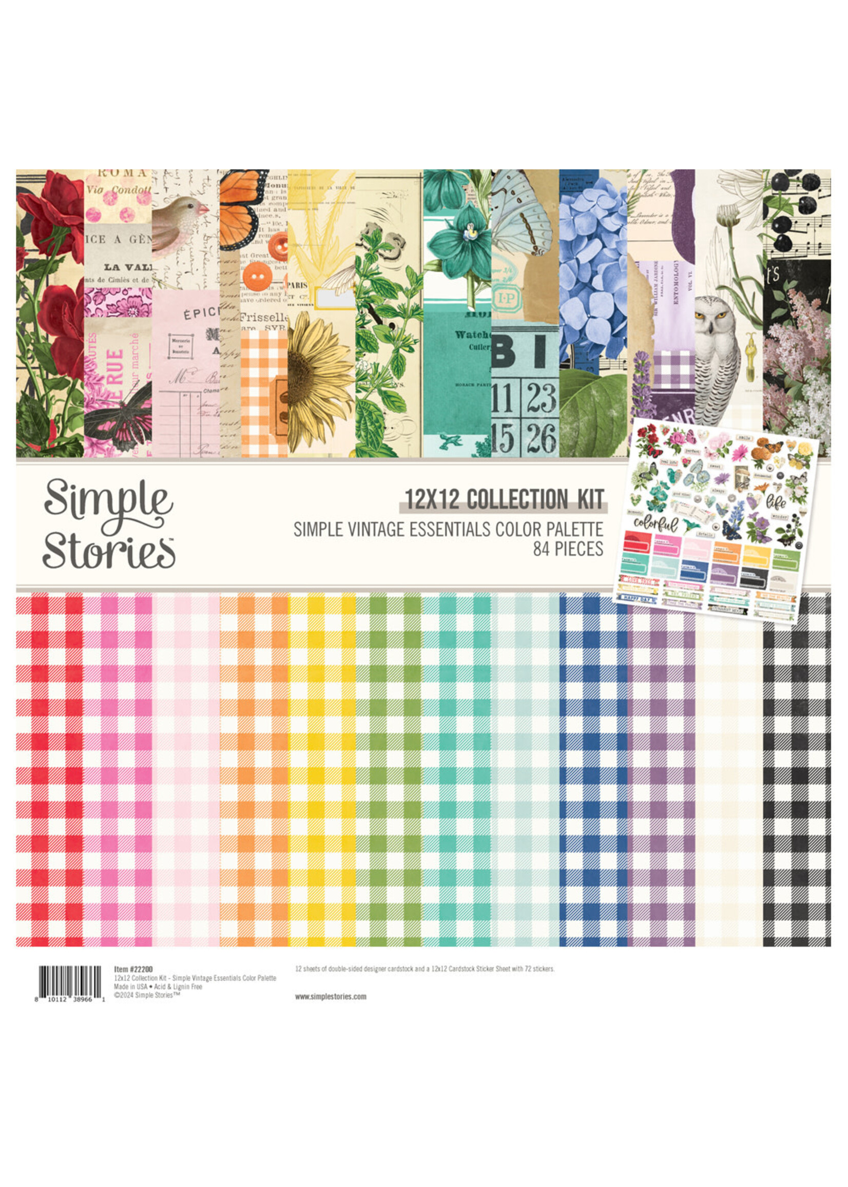 Simple Stories Simple Vintage Essentials Color Palette - Collection Kit