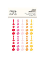 Simple Stories Simple Vintage Essentials Color Palette - Glossy Enamel Dots Warm