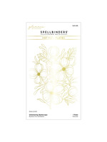 spellbinders Glimmering Buttercups Glimmer Plate from the Glimmering Flowers Collection