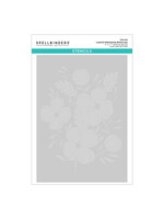 spellbinders Layered Glimmering Buttercups Stencil