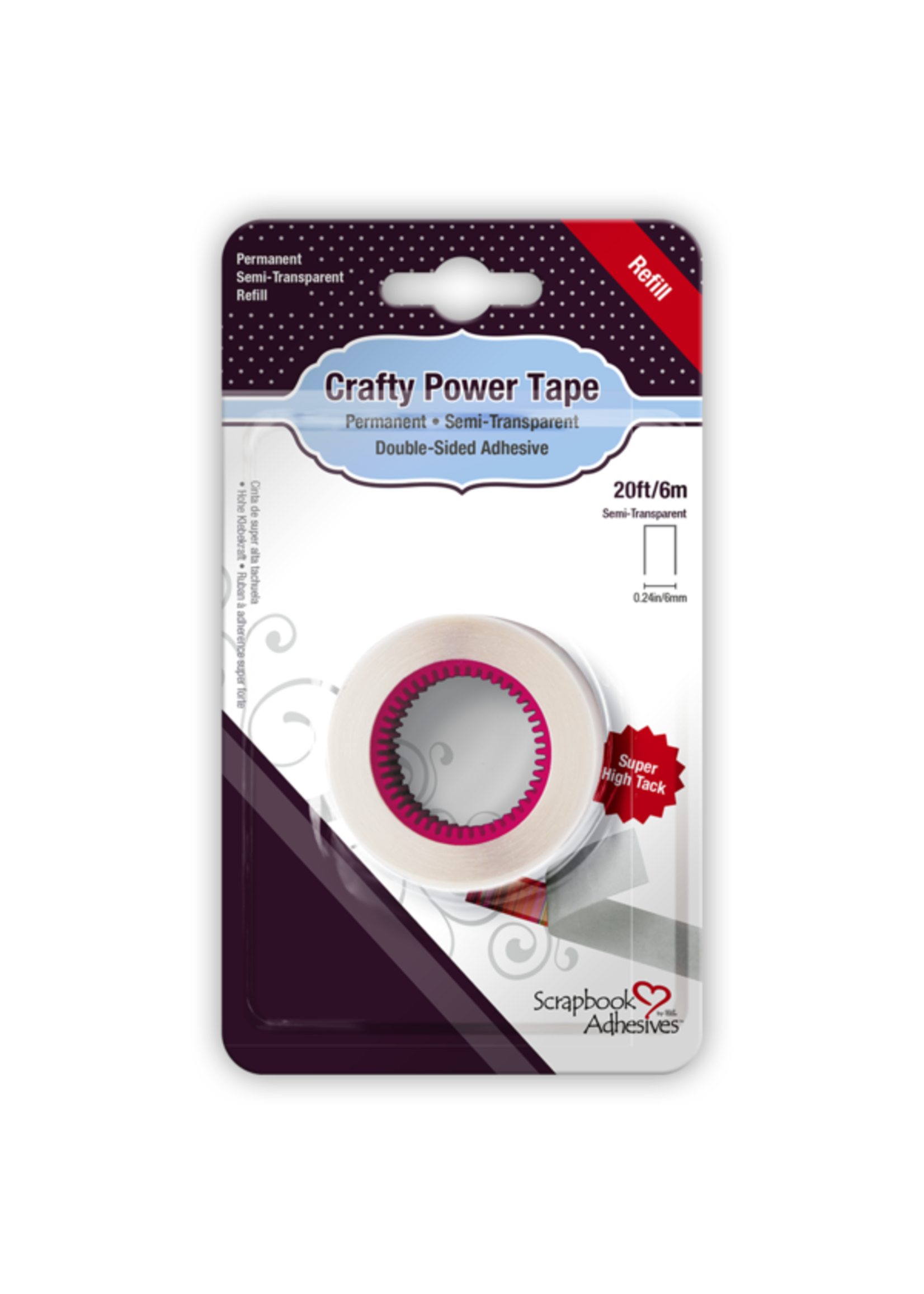 scrapbook adhesives 3L Crafty Power Tape Refill