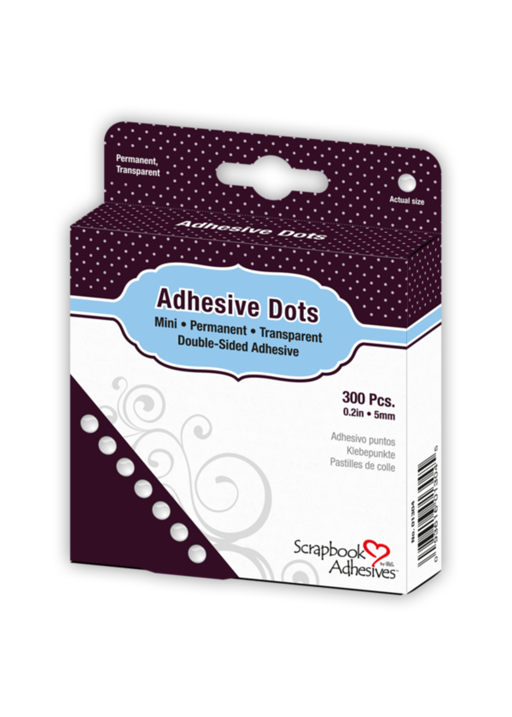 scrapbook adhesives Scrapbook Adhesives Dodz Adhesive Dot Roll Mini .0625" 300/Pkg