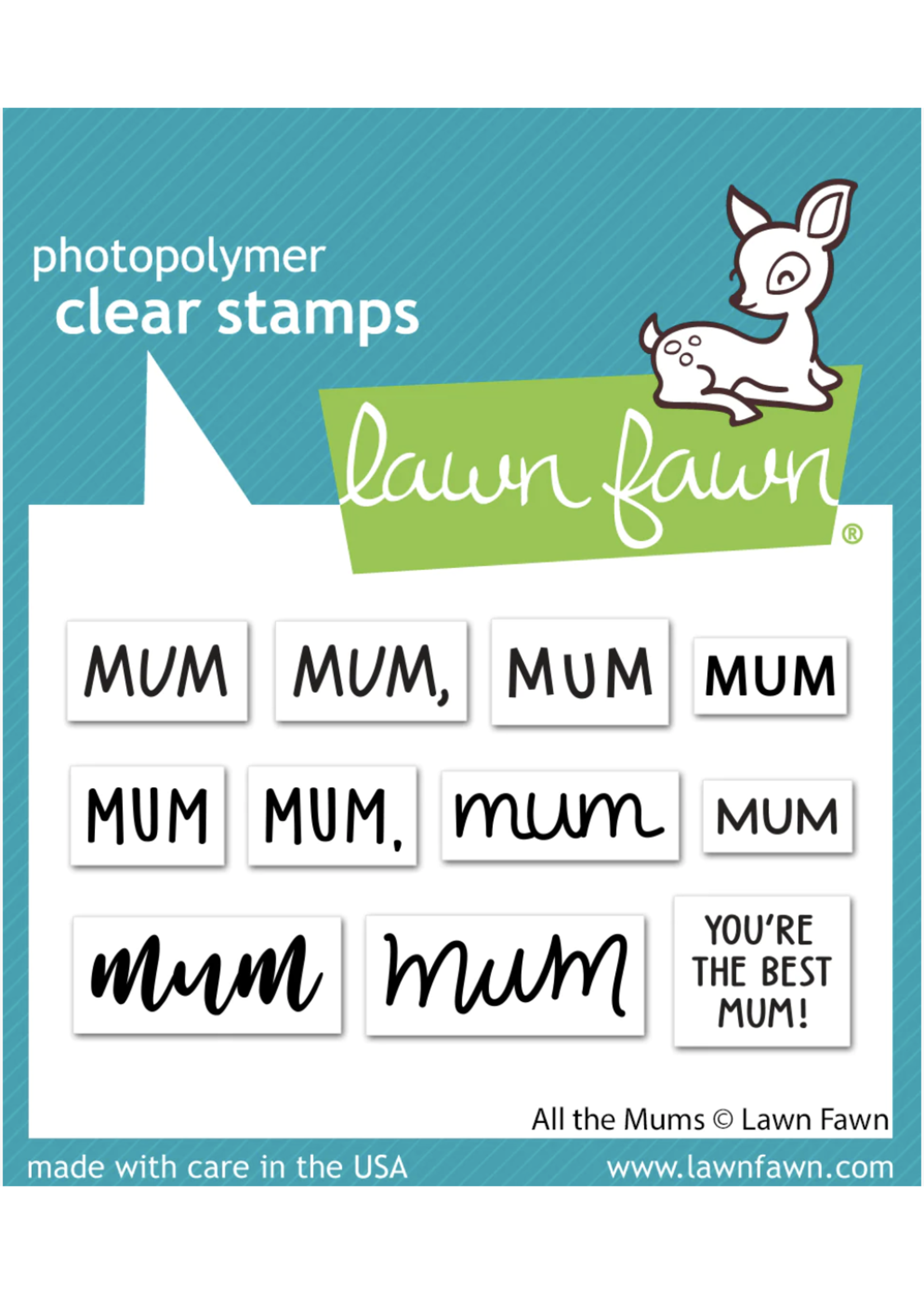 Lawn Fawn All the Mums Stamps