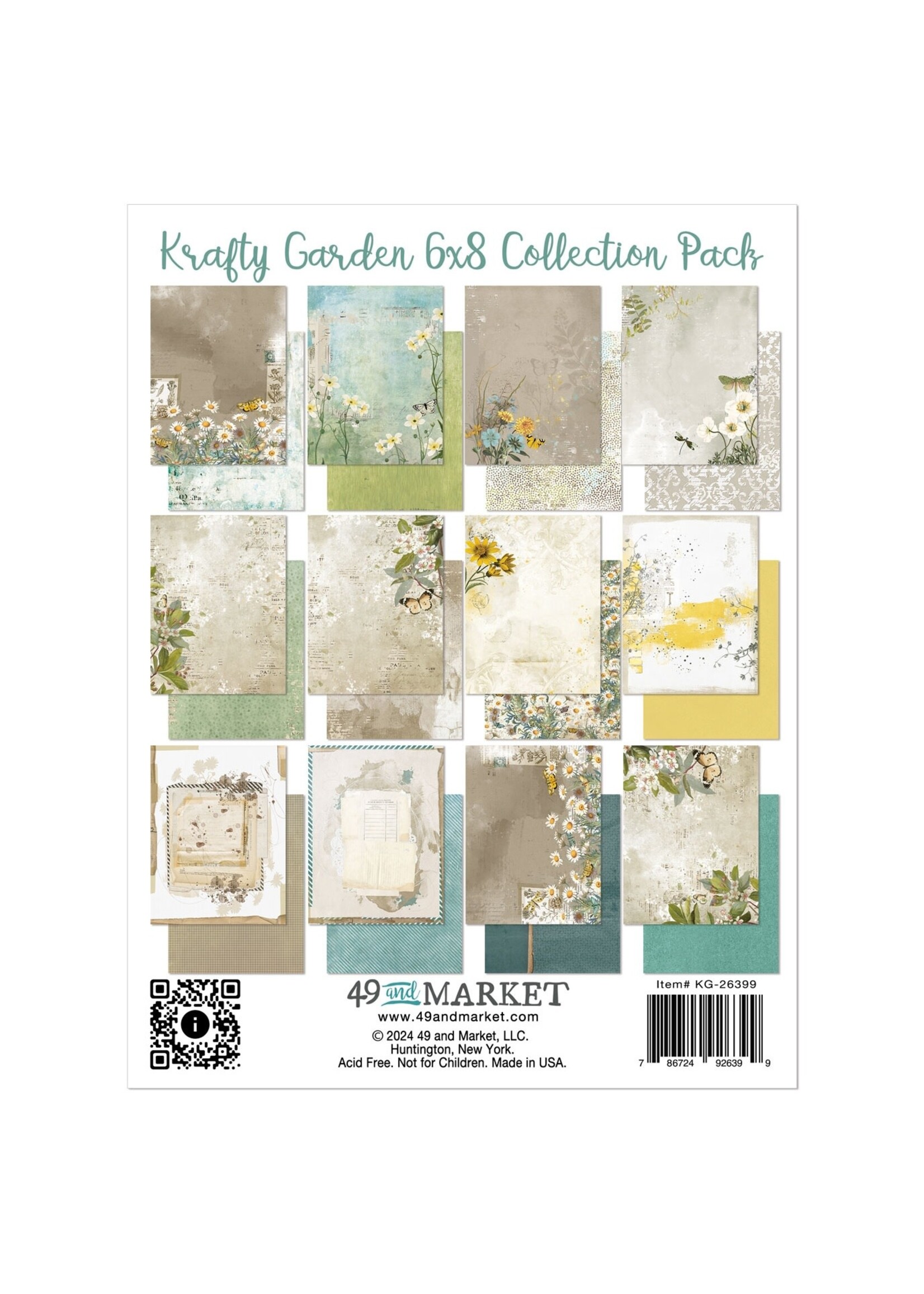 49 and Market 49 And Market Collection Pack 6"x8"-Krafty Garden