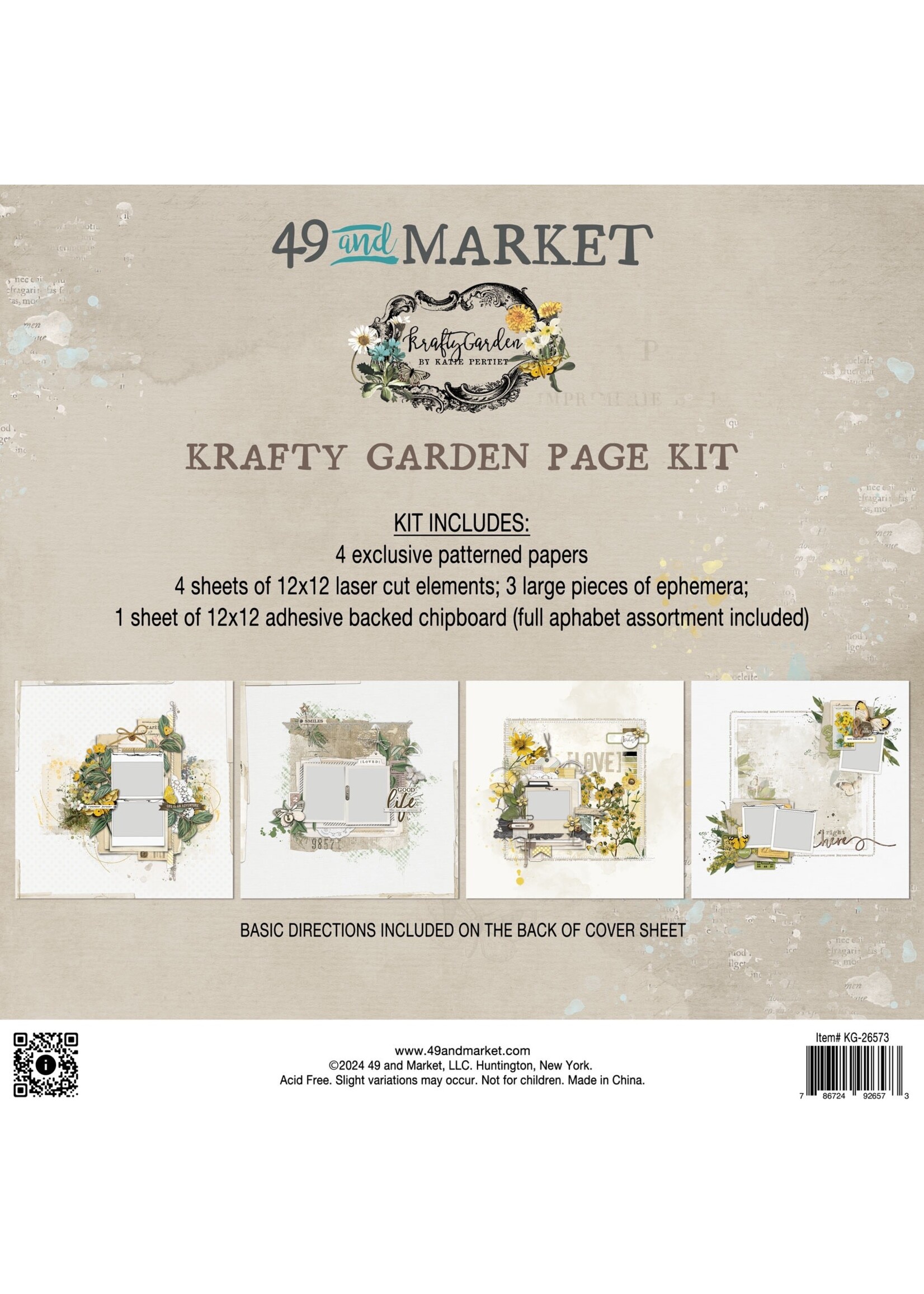 49 and Market 49 And Market Page Kit-Krafty Garden