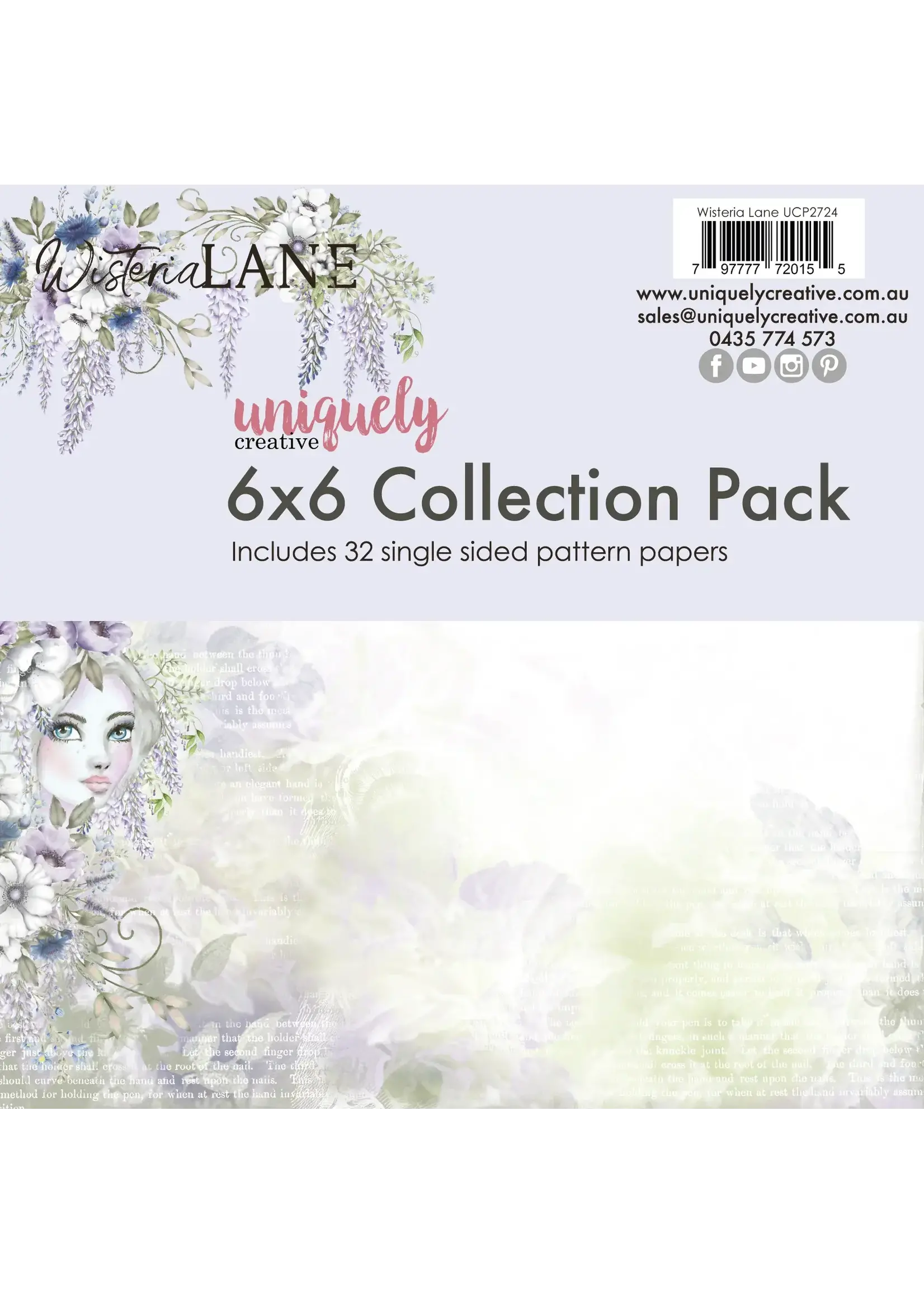 Uniquely Creative Wisteria Lane 6x6 Collection Pack