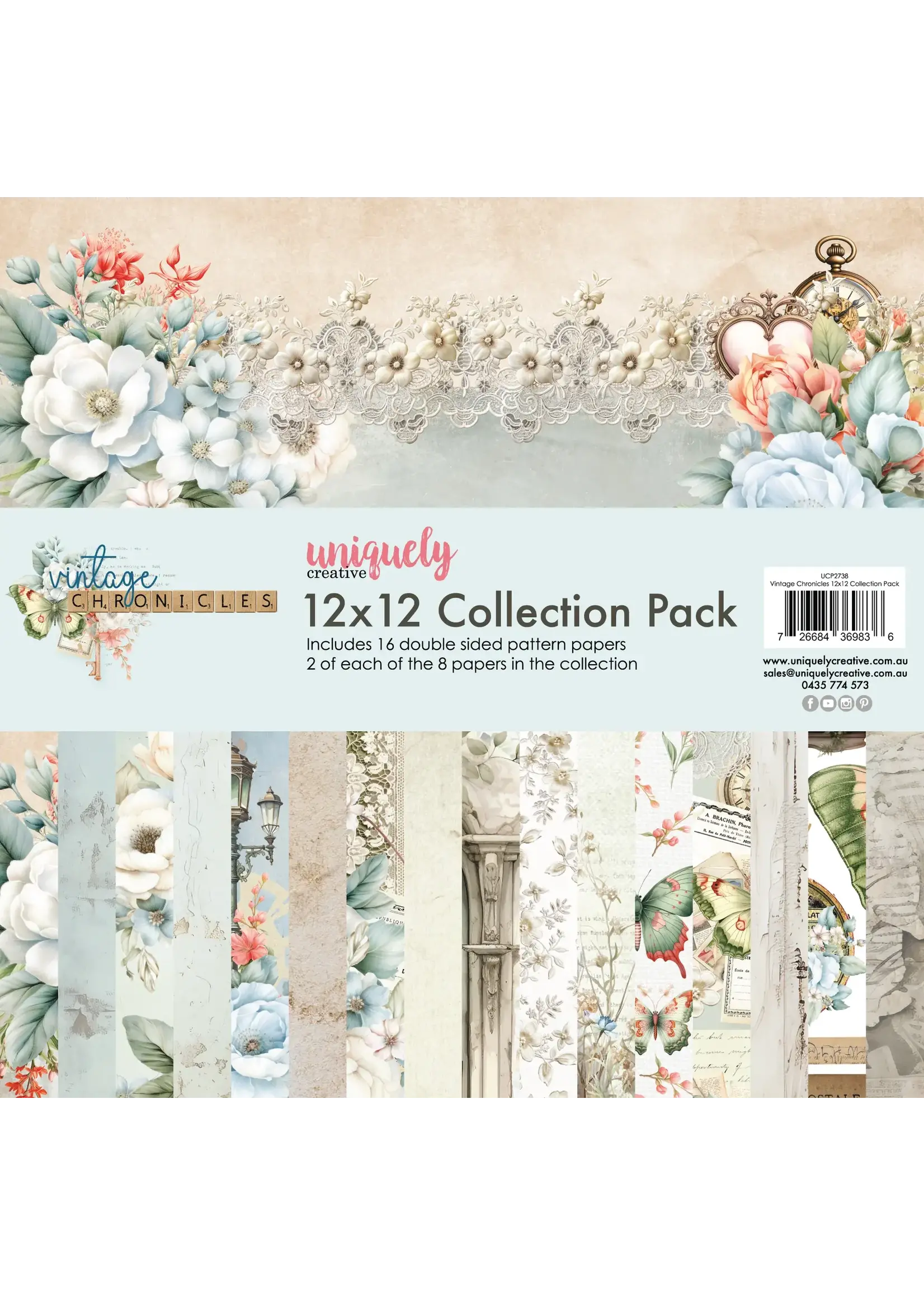 Uniquely Creative Vintage Chronicles 12x12 Collection Pack
