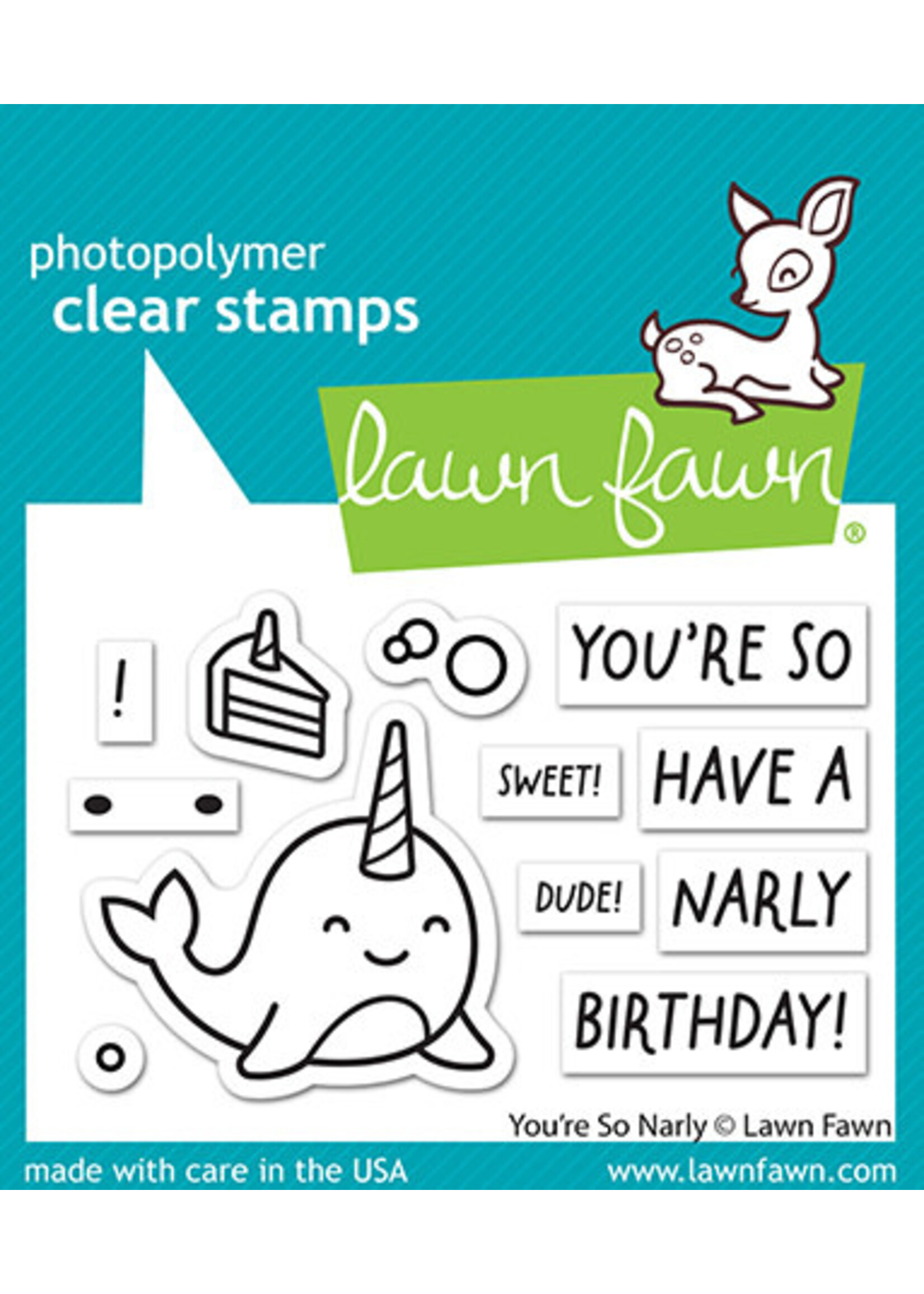 Lawn Fawn you're so narly stamp & die bundle