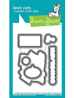 Lawn Fawn How you bean? money add-on stamp & die bundle