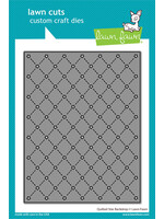 Lawn Fawn quilted star backdrop dies