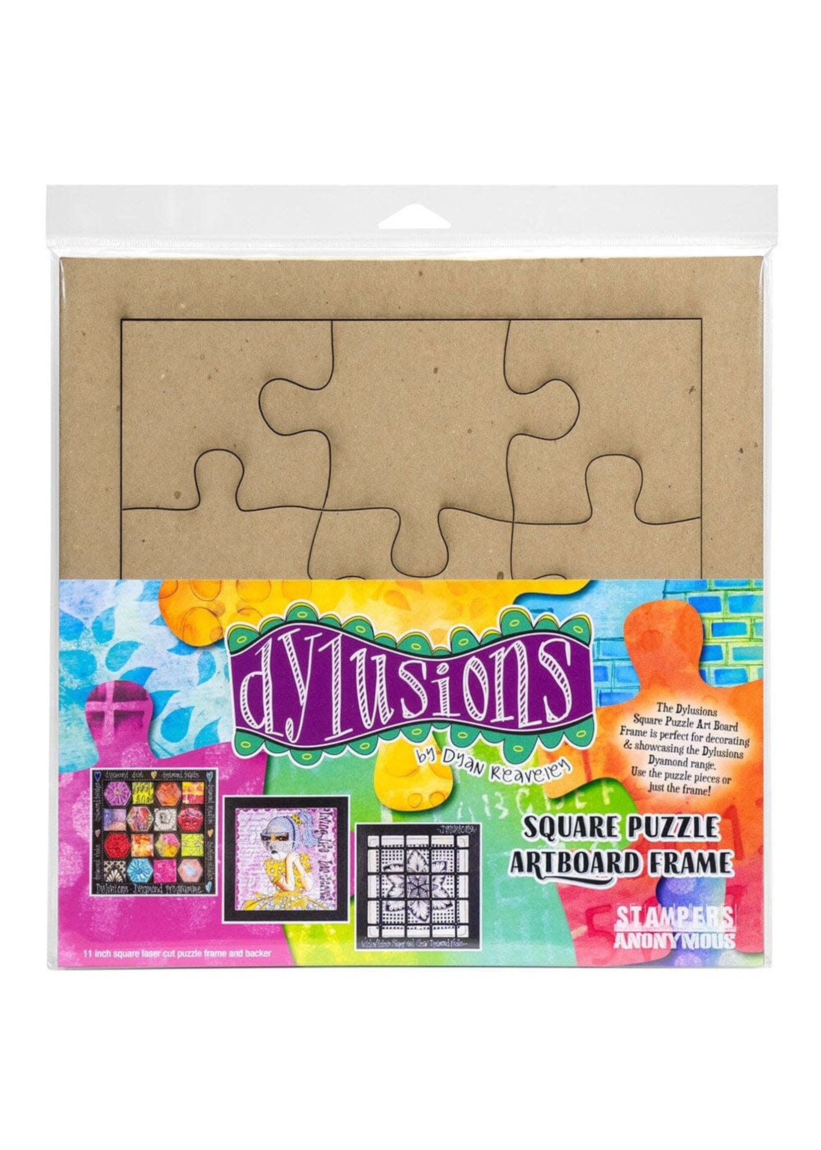 RANGER Dylusions Square Chipboard Puzzle Frame