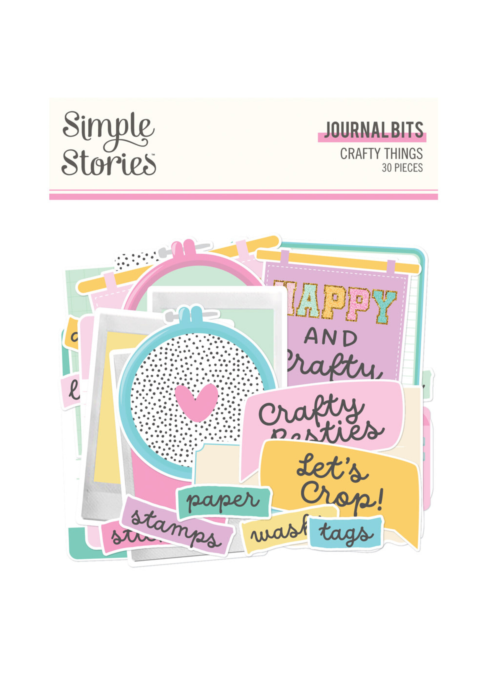 Simple Stories Crafty Things  - Journal Bits & Pieces