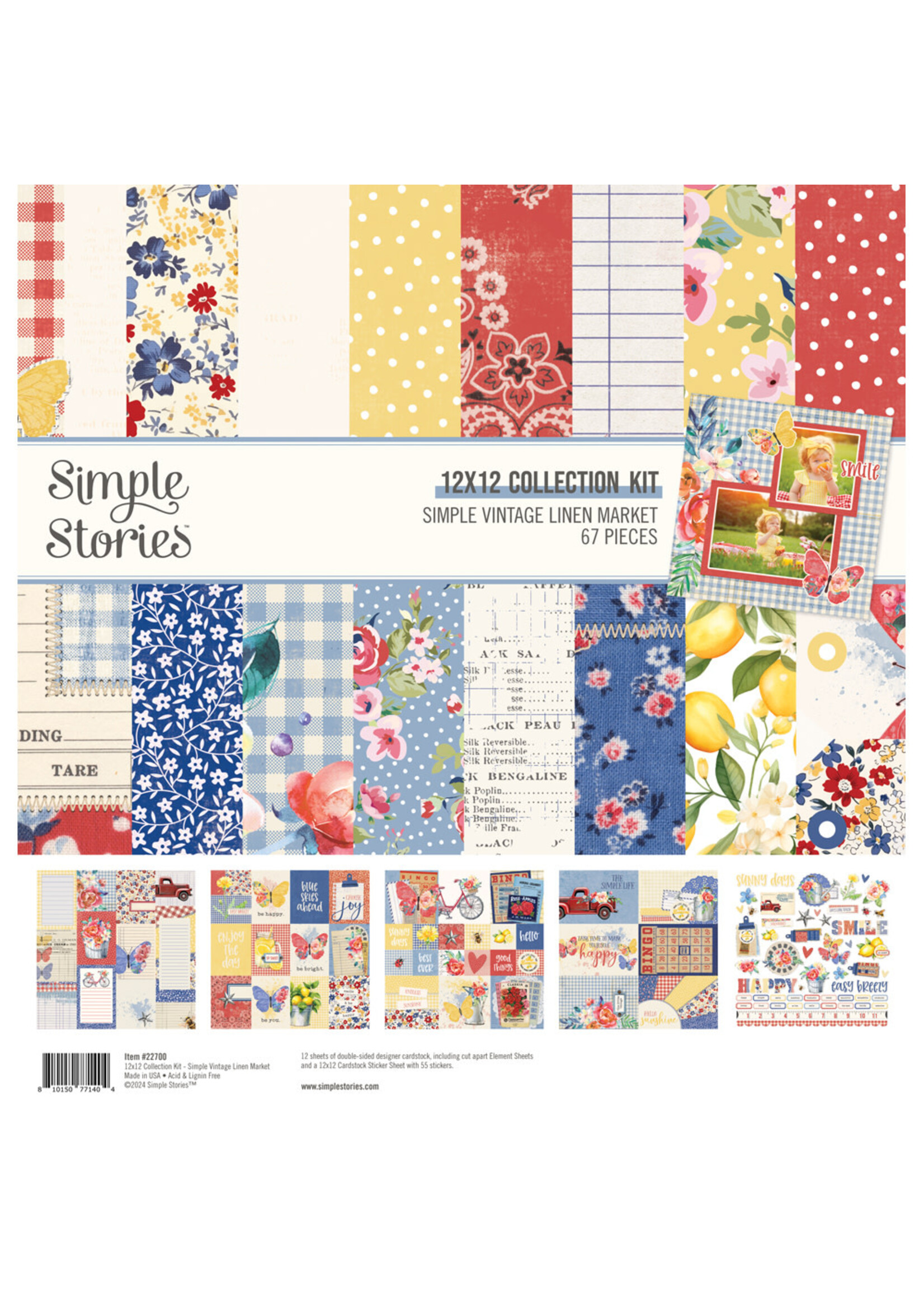 Simple Stories Simple Vintage Linen Market - Collection Kit