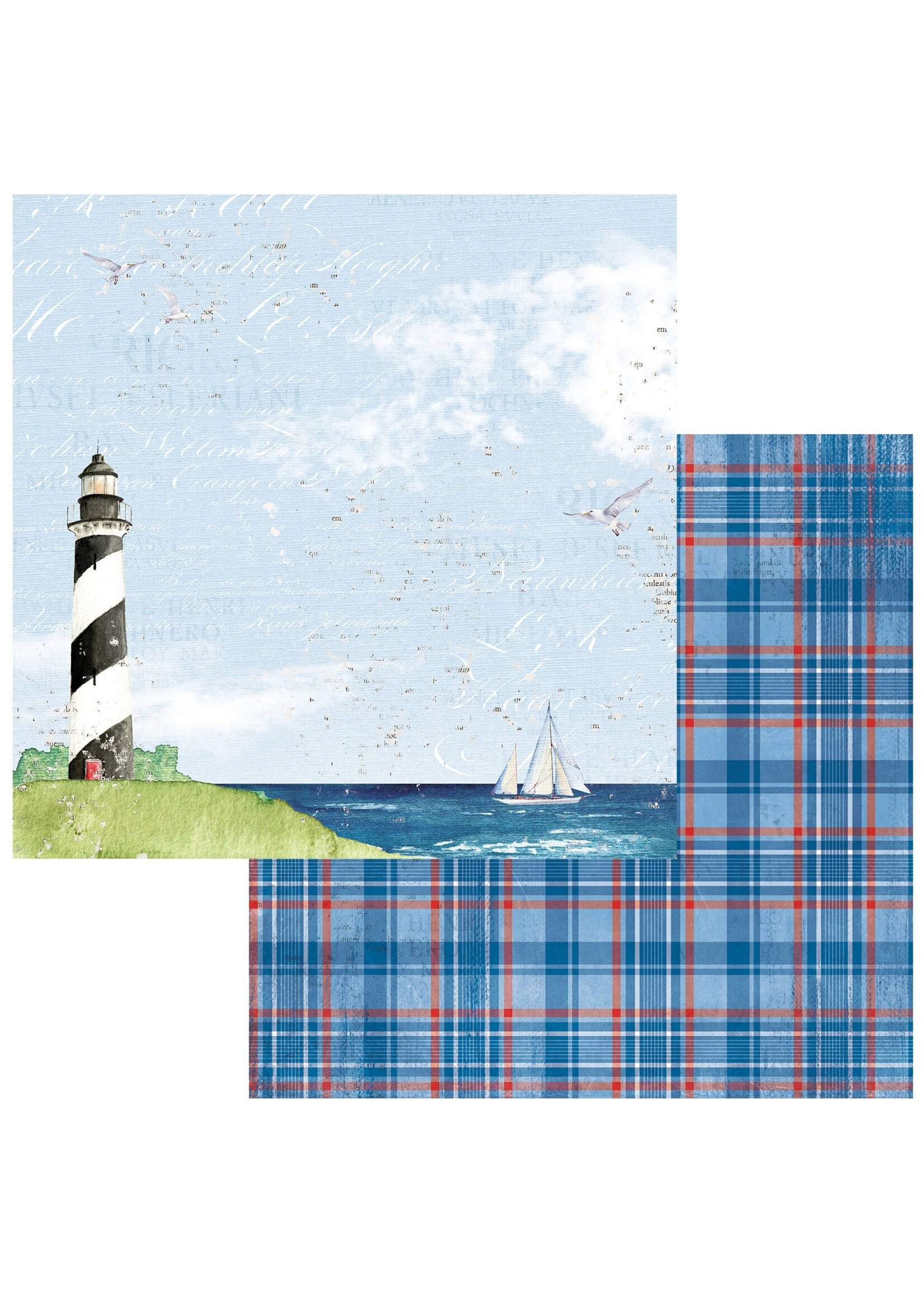 49 and Market Summer Porch Double-Sided Cardstock 12"X12"-Watchtower