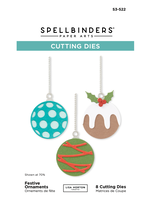 spellbinders Festive Ornaments by Lisa Horton